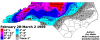 February 28-March 2 1969 NC Snowmap.png