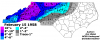 February 15 1958 NC Snow map.png