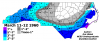 March 11-12 1960 NC Snowmap.png