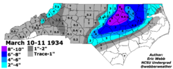 March 10-11 1934 NC Snowmap.png