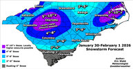 January 30 - February 1 2026 NC SC Snowstorm Forecast Map2.jpg
