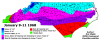 January 9-11 1968 NC Snowmap.png