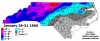 January 29-31 1966 NC Snowmap.png