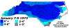 January 7-9 1973 NC Snowmap.png